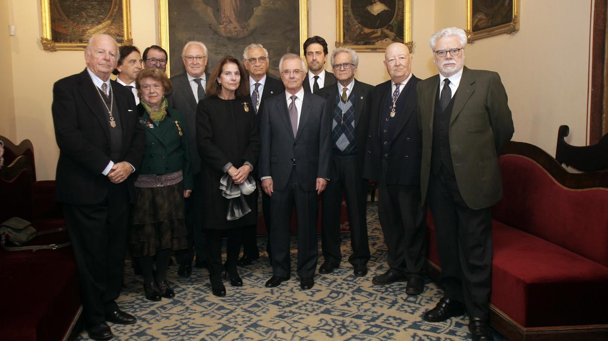 Recepción de José María Cabeza Méndez como académico correspondiente