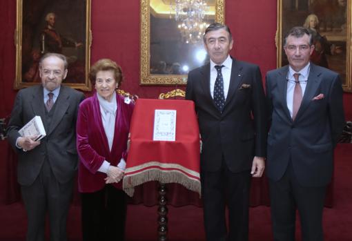 Antonio Burgos, Ana María Bohórquez, Santiago de León y Domecq y Antonio de León Bohórquez