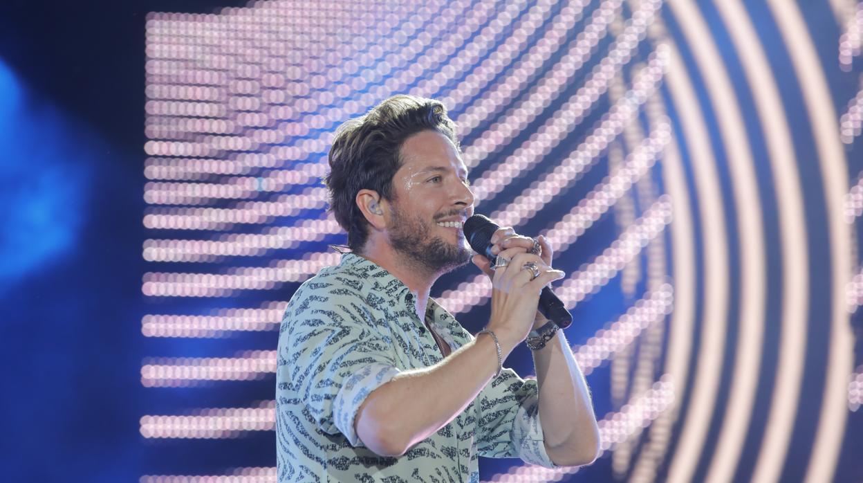 Manuel Carrasco, en un concierto en Sevilla