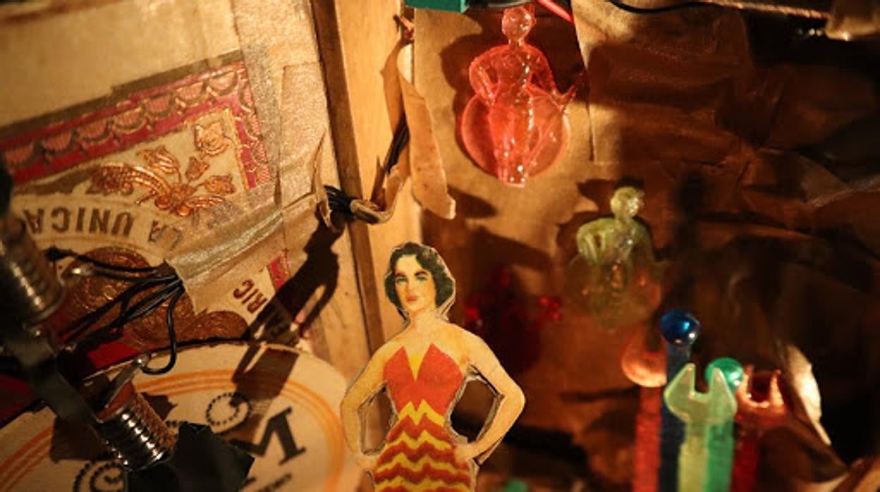 Detalle de la obra de Shaday Larios y Jomi Oligor