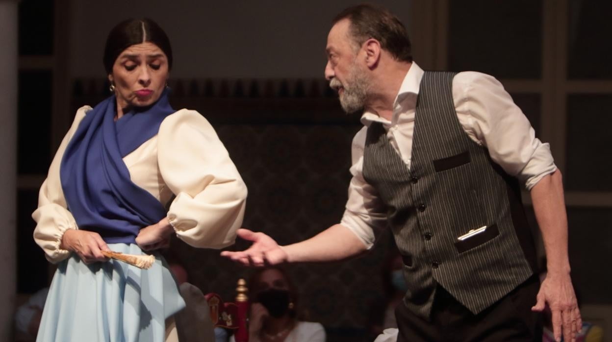 Un momento de la representación de la obra