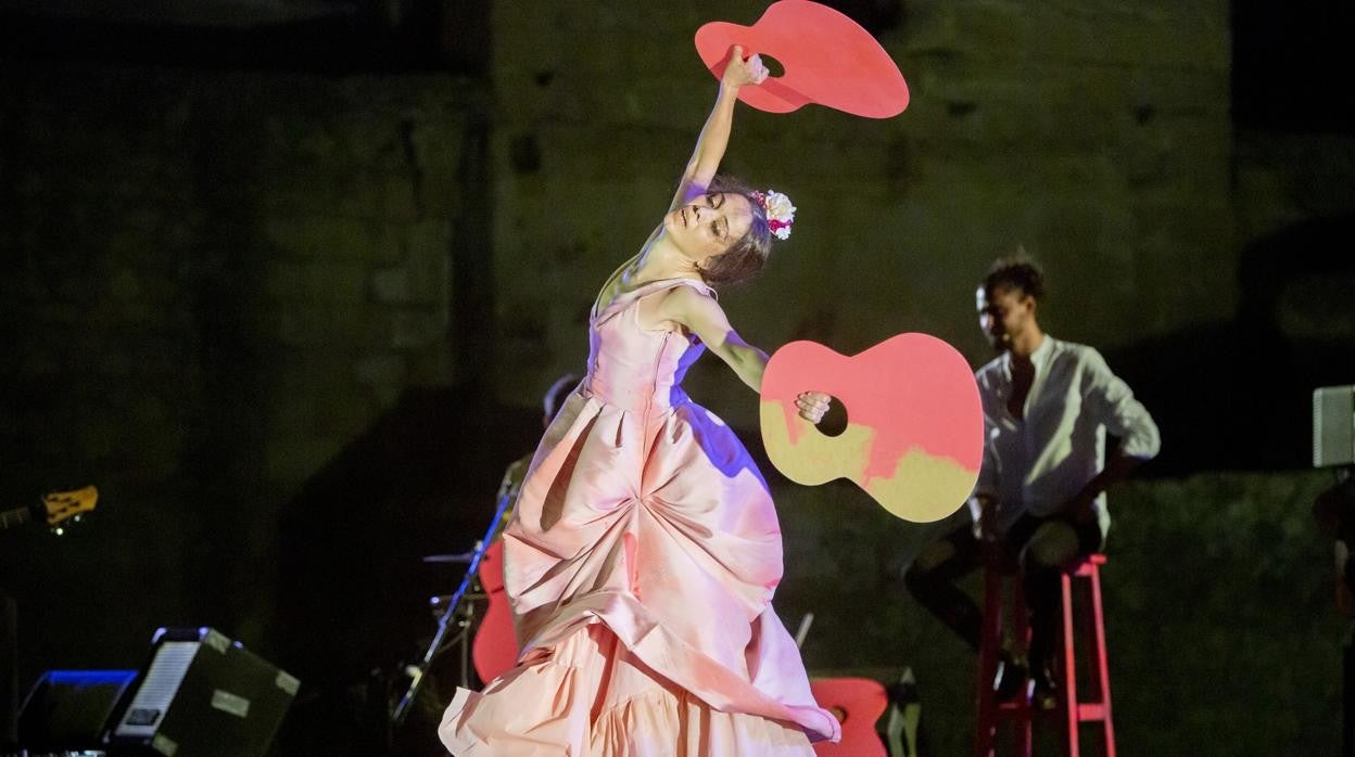 Olga Pericet en el estreno absoluto de 'La tienta de la leona'