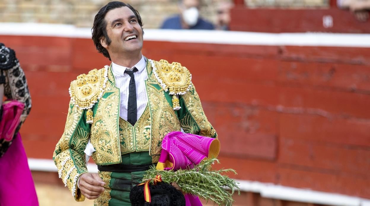 La sonrisa fue el gesto común de Morante de la Puebla durante toda la temporada