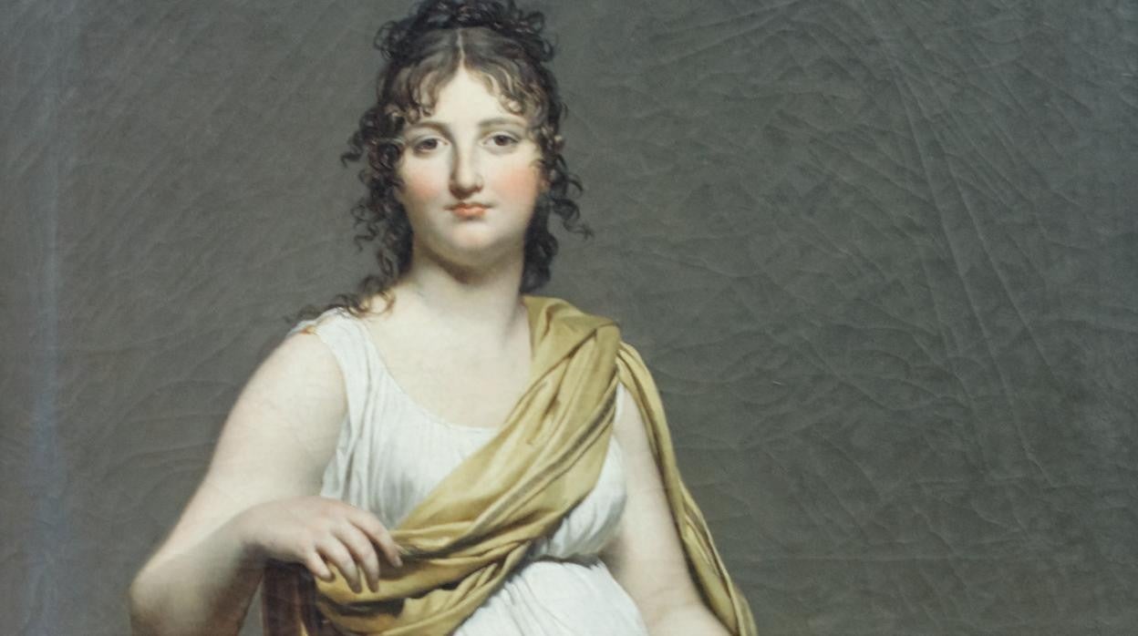 Jacques- Louis David. Retrato de madame de Verninac. 1799. Museo del Louvre.
