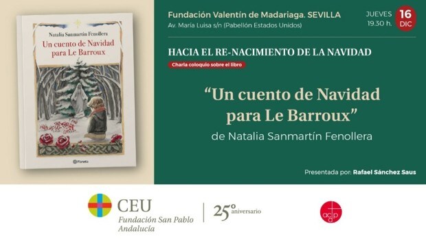 Sanmartín presenta en la Fundación Madariaga 'Un cuento de Navidad para Le Barroux'
