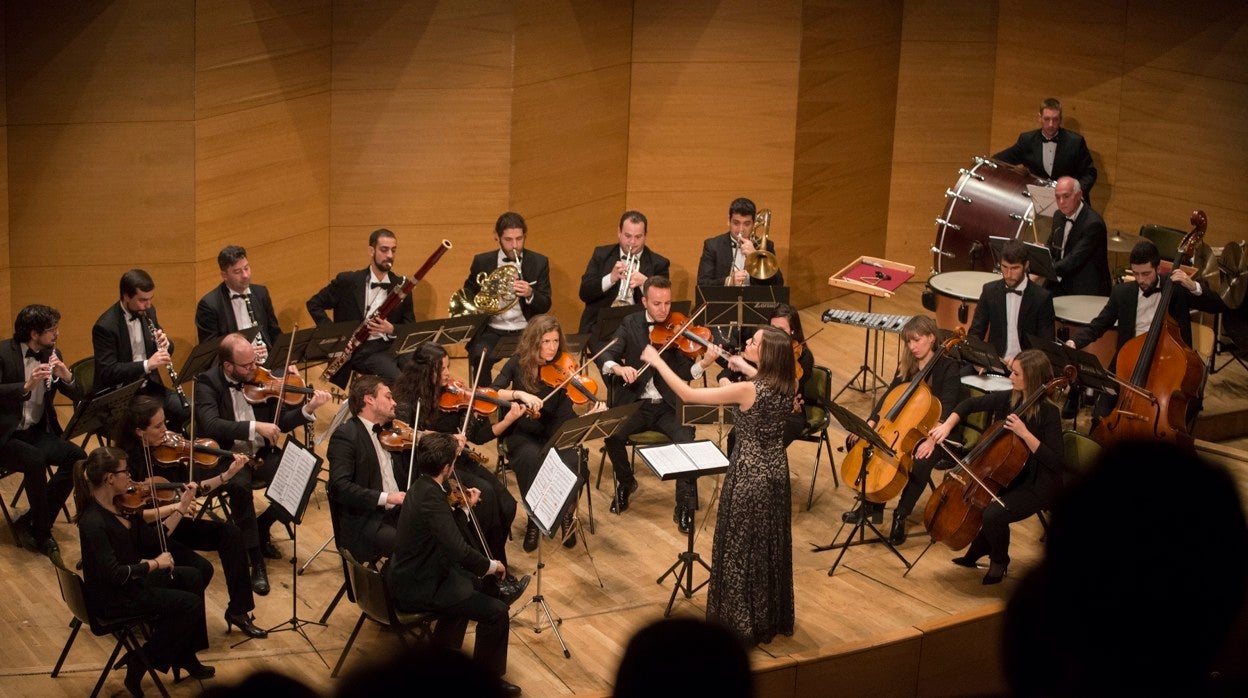 La orquesta de la Compañía Sevillana de Zarzuela