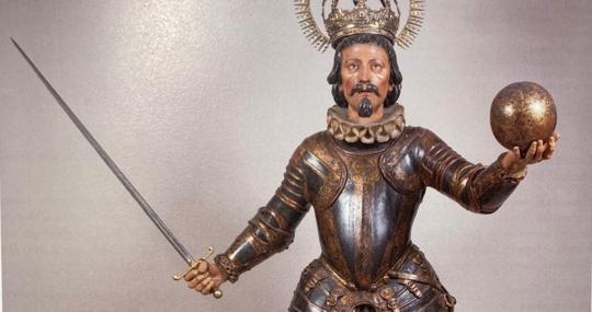 Luisa Morales, hija de Valdés Leal, realizó la policromía del san Fernando que talló Pedro Roldán