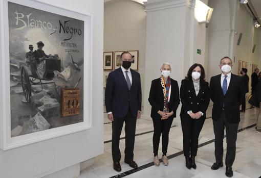 José Luis García Palacios (Caja Rural), Inma Corcho (ABC), María del Carmen Martín (Martín Casillas) y Roberto Santos (REALE)