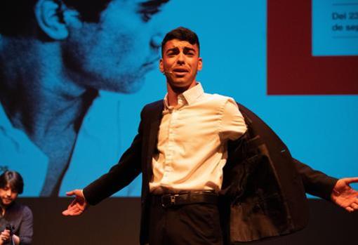 El Purili en la presentación de Suma Flamenca Joven, en Madrid
