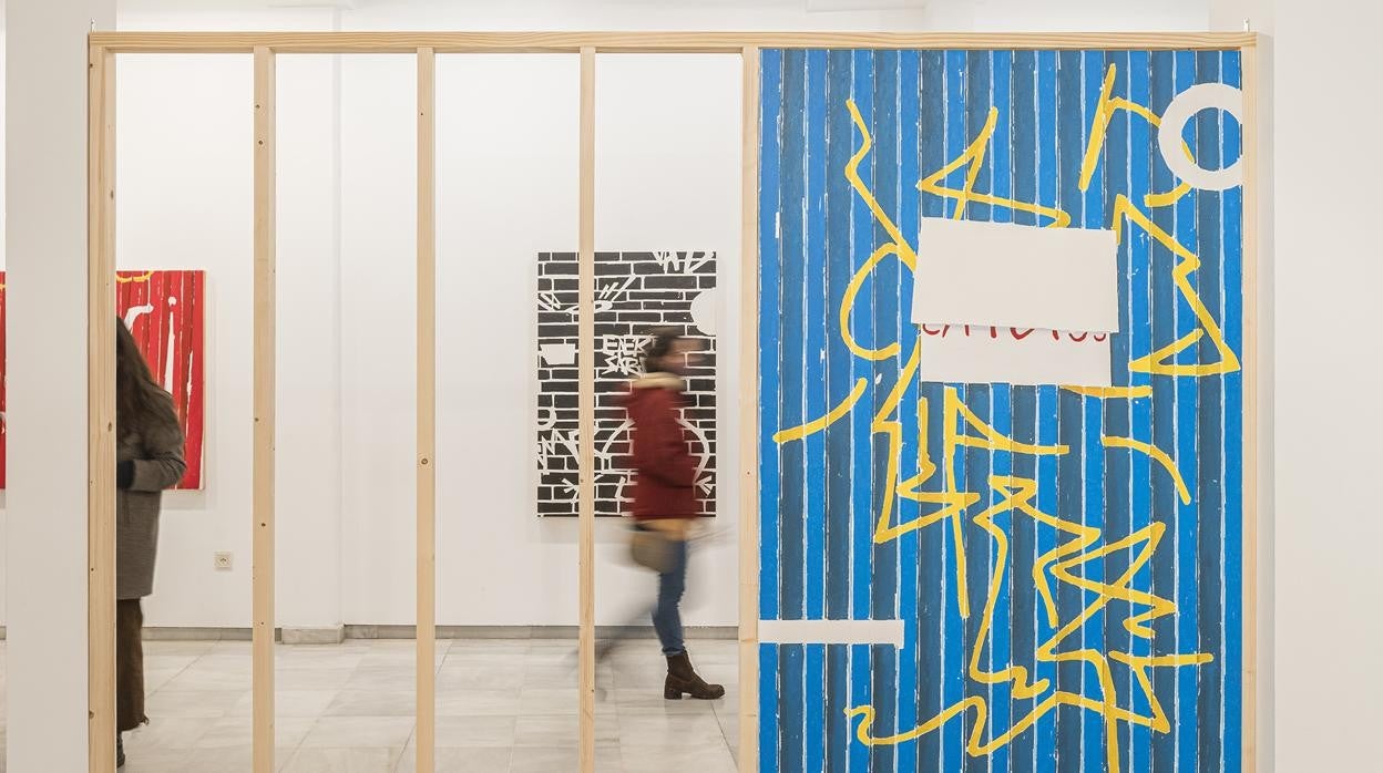 Obras de Andrés Aparicio en la sevillana galería Birimbao, en su primera exposición individual