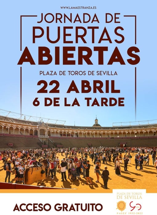 La Maestranza abrirá sus puertas este viernes para que los sevillanos pisen el ruedo y toreen de salón