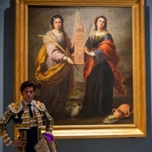 José Garrido, con las Santas Justa y Rufina