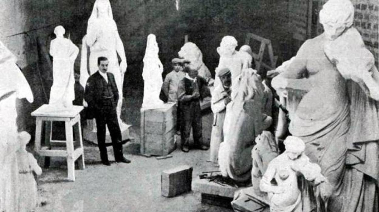 El escultor Coullaut-Valera