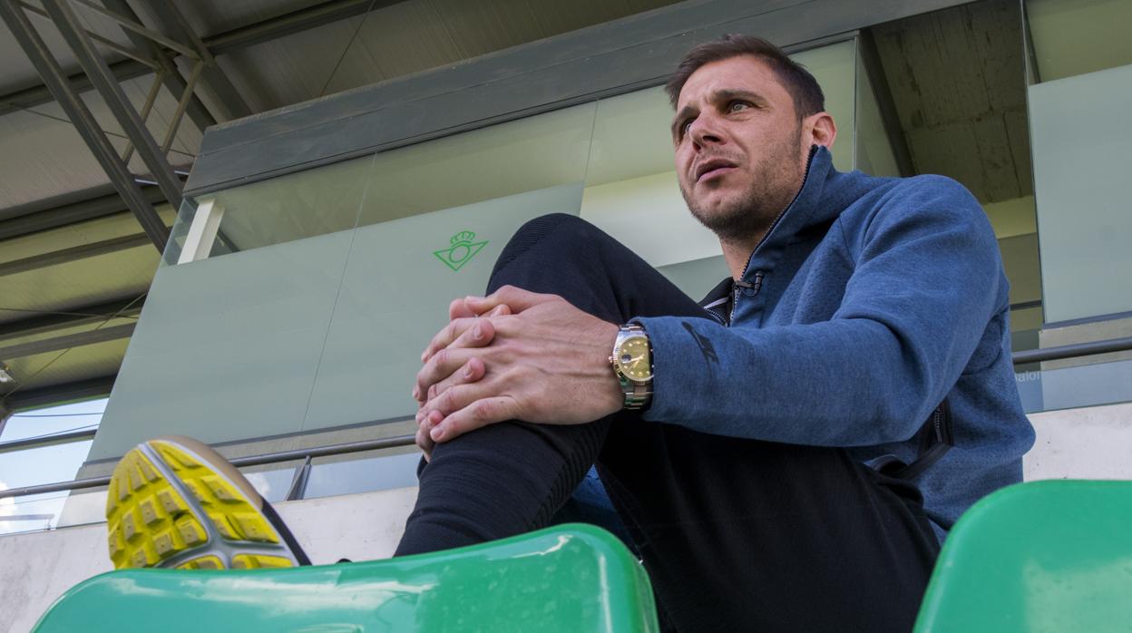 El futbolista del Real Betis Joaquín Sánchez en una entrevista a ABC