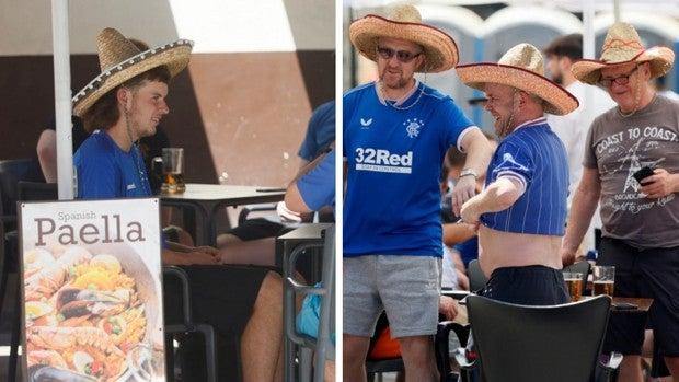 Los escoceses en Sevilla, entre paellas y sombreros mexicanos