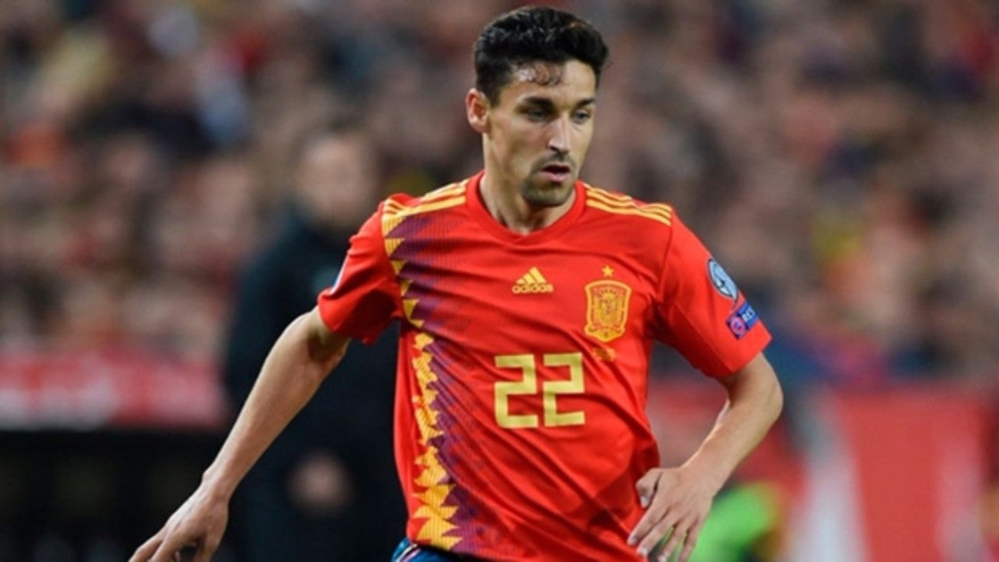 Jesús Navas durante su última convocatoria en 2020