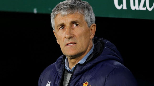 Setién, los pitos, el apoyo del club y su mensaje de paciencia: “Si me voy de aquí hay que empezar de cero”