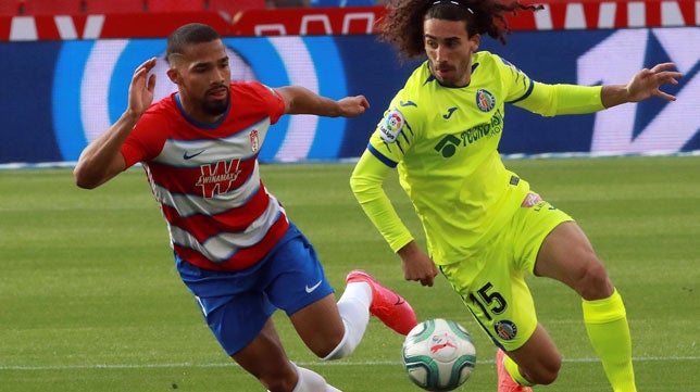 El Granada afrontará el partido ante el Betis con la baja del sancionado Yangel Herrera