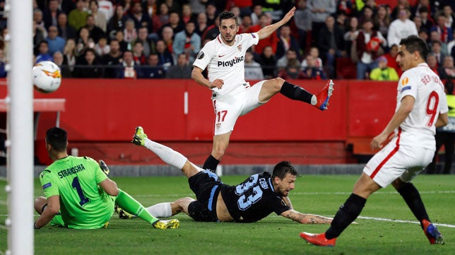 El Sevilla, a continuar con el pleno de victorias en casa en la Europa League