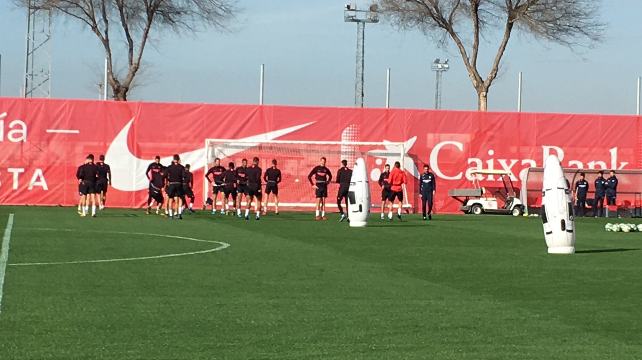 Carriço, ausente en el entrenamiento del Sevilla