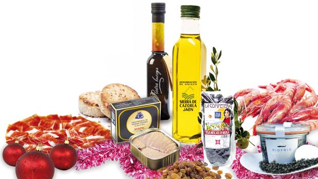 La cesta andaluza: Productos de la tierra por Navidad
