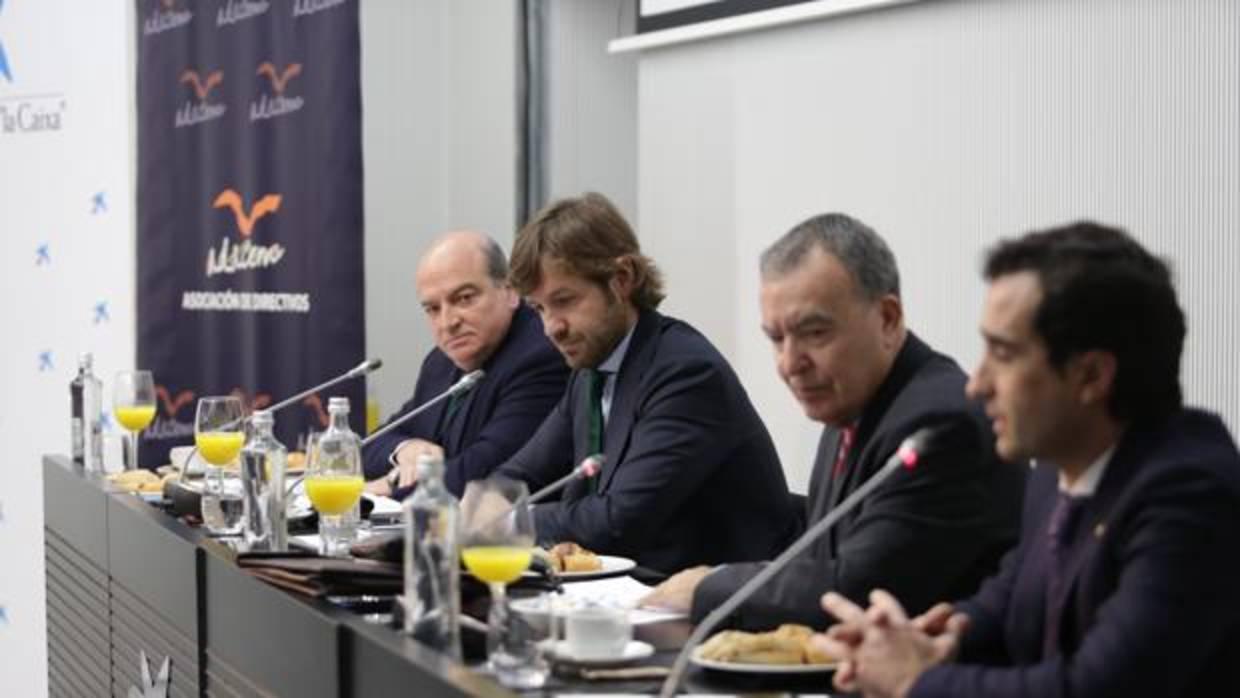 Rosauro Varo, en los desayunos de la asociación de directivos Adacem