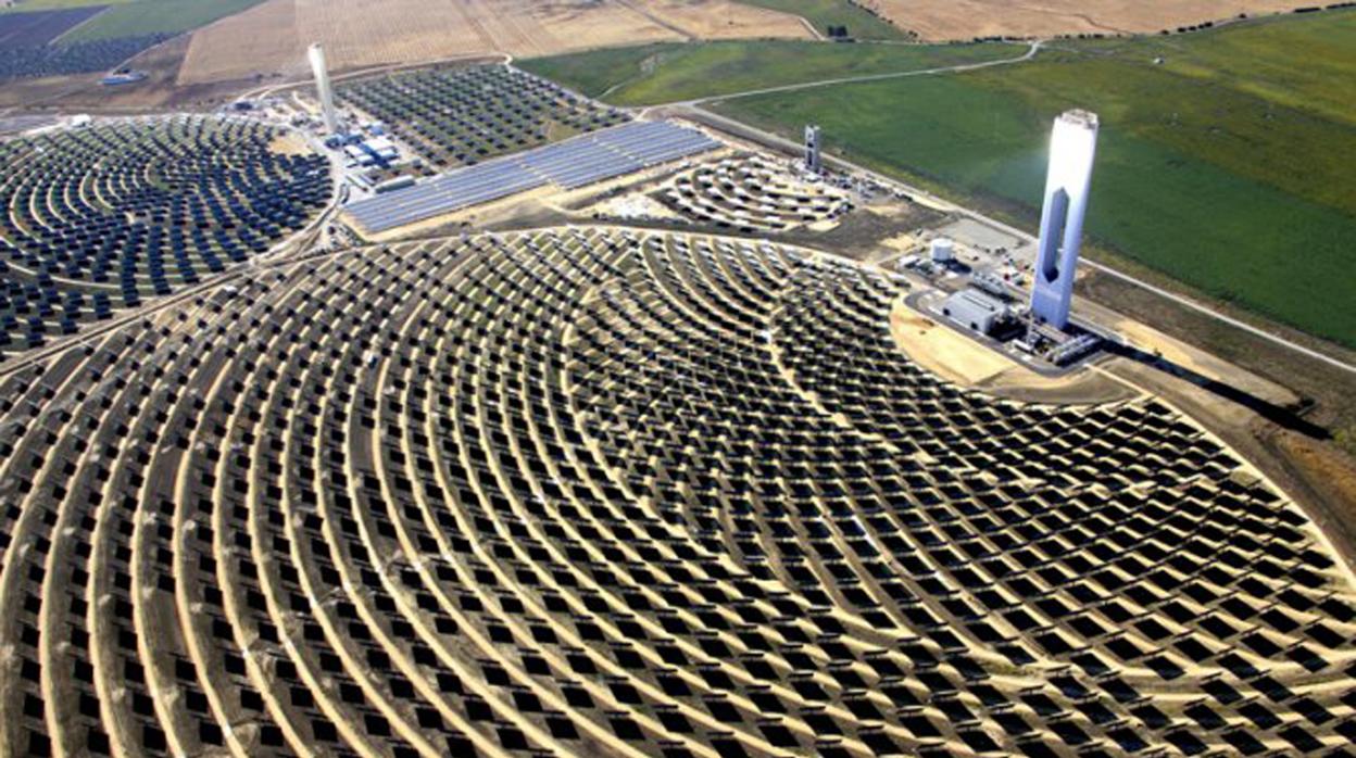 Planta termosolar de Abengoa en Sanlúcar la Mayor