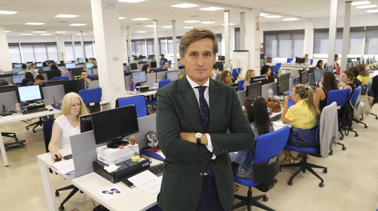 Ignacio Rufo, presidente y CEO de Servinform, en las oficinas centrales de Sevilla