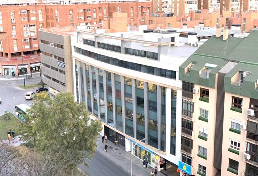 Edificio Indocar, del grupo AGP Málaga, la joya de la empresa, valorado en 23 millones de euros