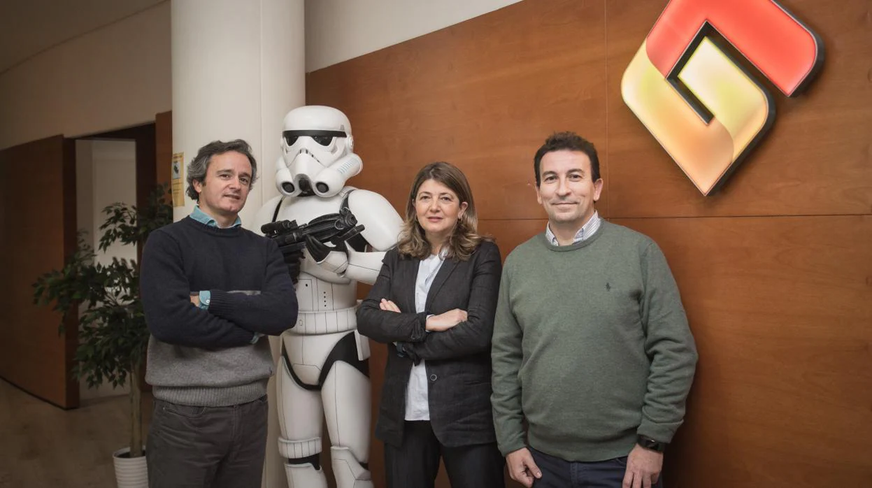 Enrique Tapías, María Jesús Piñas y José Miguel López Catalán, socios hasta ahora de Genera Games