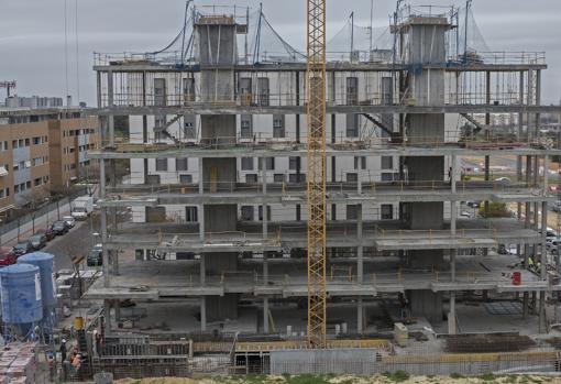 Edificio de viviendas que promueve Grupo GS en el Nuevo Bulevar de Mairena del Aljarafe (Sevilla)