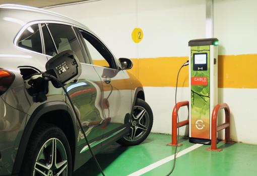 Punto de recarga de energia de Cable Energía, empresa en la que ha adquirido el 51% el grupo Cuerva