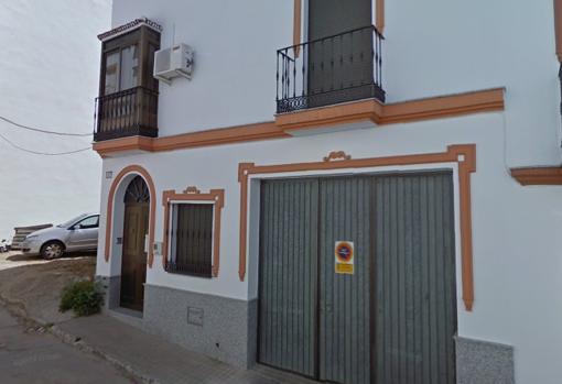 Fachada de la casa en Olvera