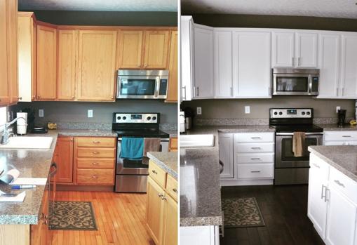 Cocina antes y después