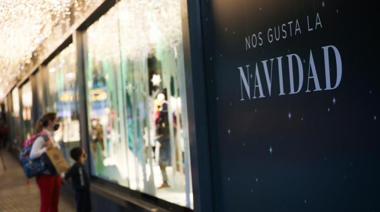 Escaparate navideño de El Corte Inglés