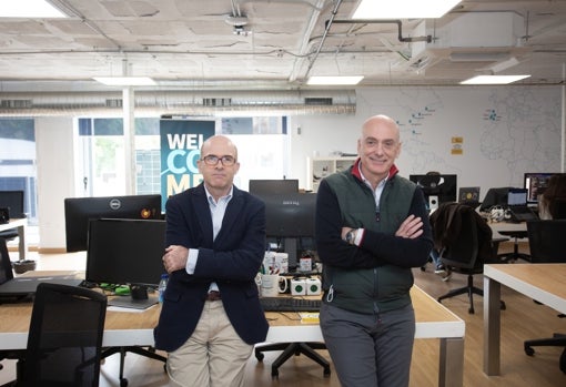 Ignacio García (director corporativo) y Evaristo Nogales (director de estrategia) de Sngular