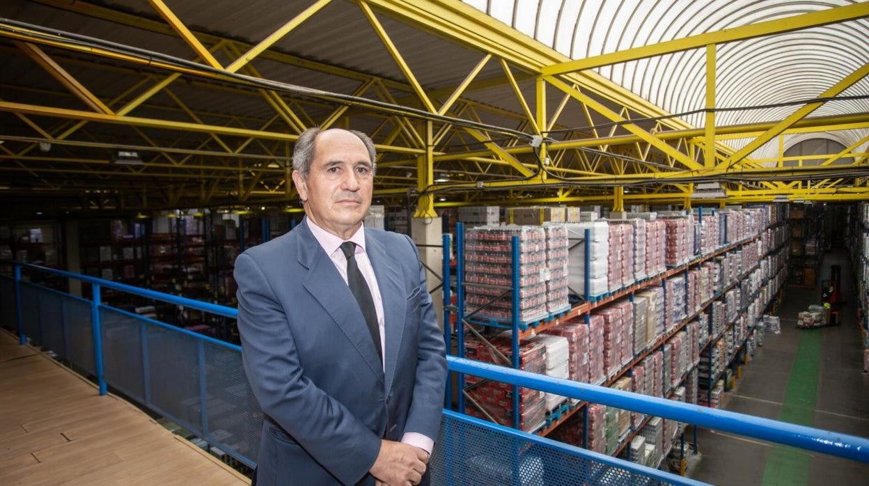 Vicente Martín, presidente de Grupo MAS, en las instalaciones de la compañía.