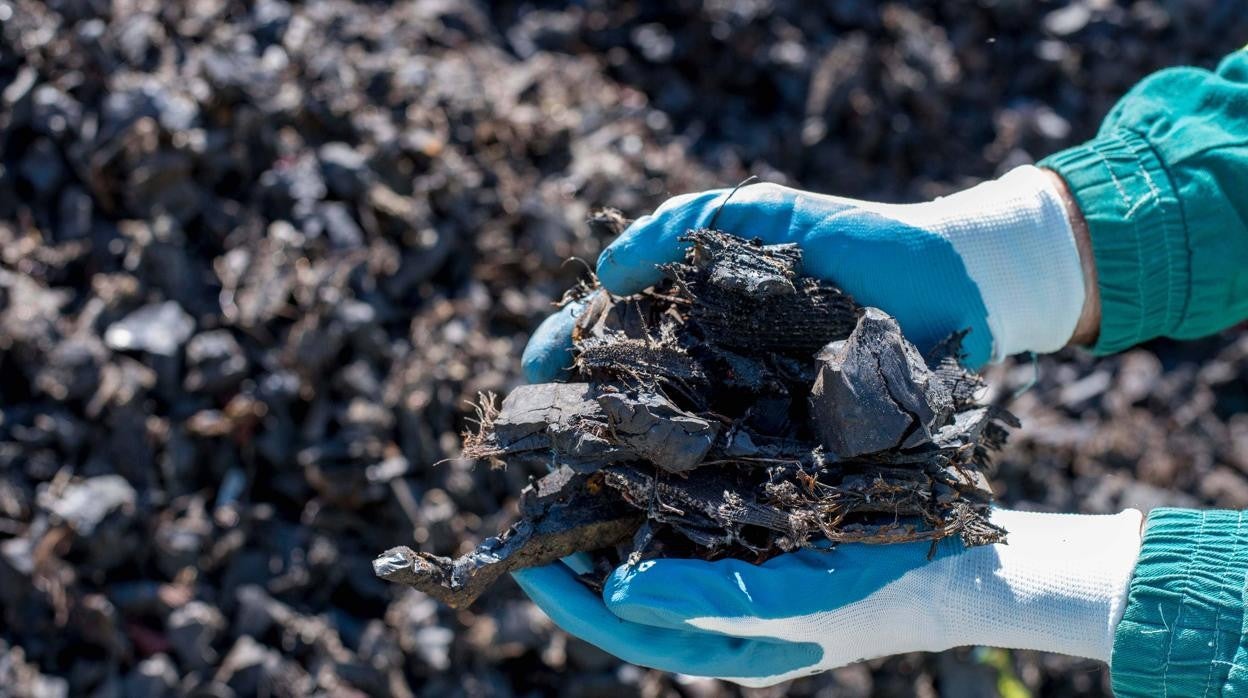 Residuos de neumáticos fuera de uso