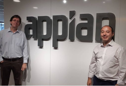 Juan Manuel Reina y Víctor Ayllón, fundadores de Novayre, la consultora tecnológica sevillana que compró Appian y que ha convertido en su oficina del sur de España