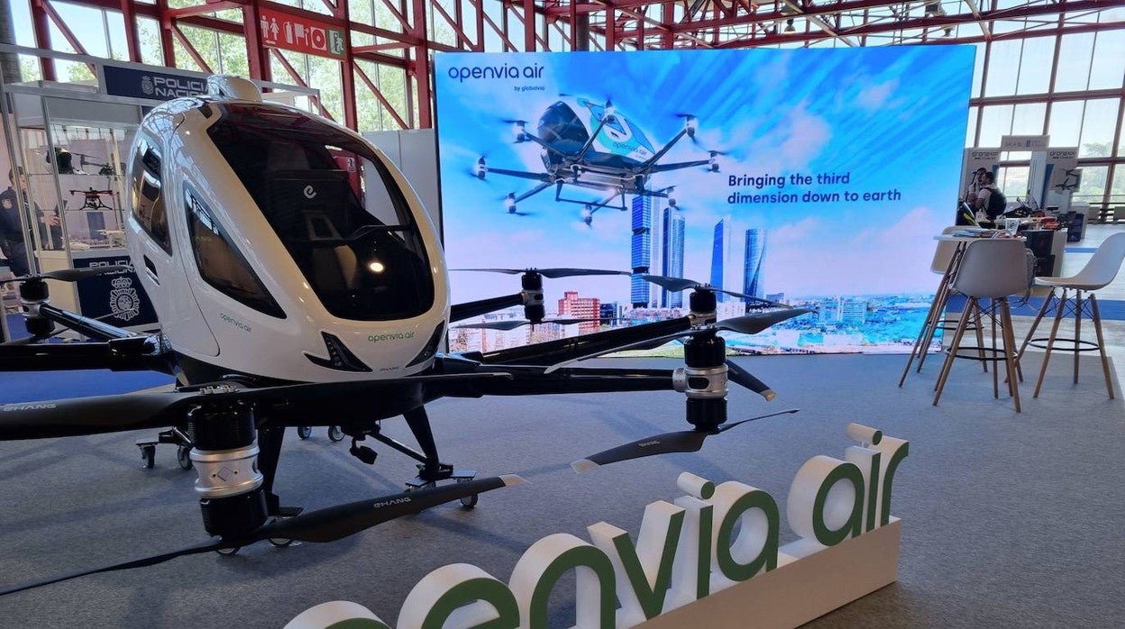 Dron de pasajeros de Openvia Air, la línea de negocio de movilidad aérea urbana