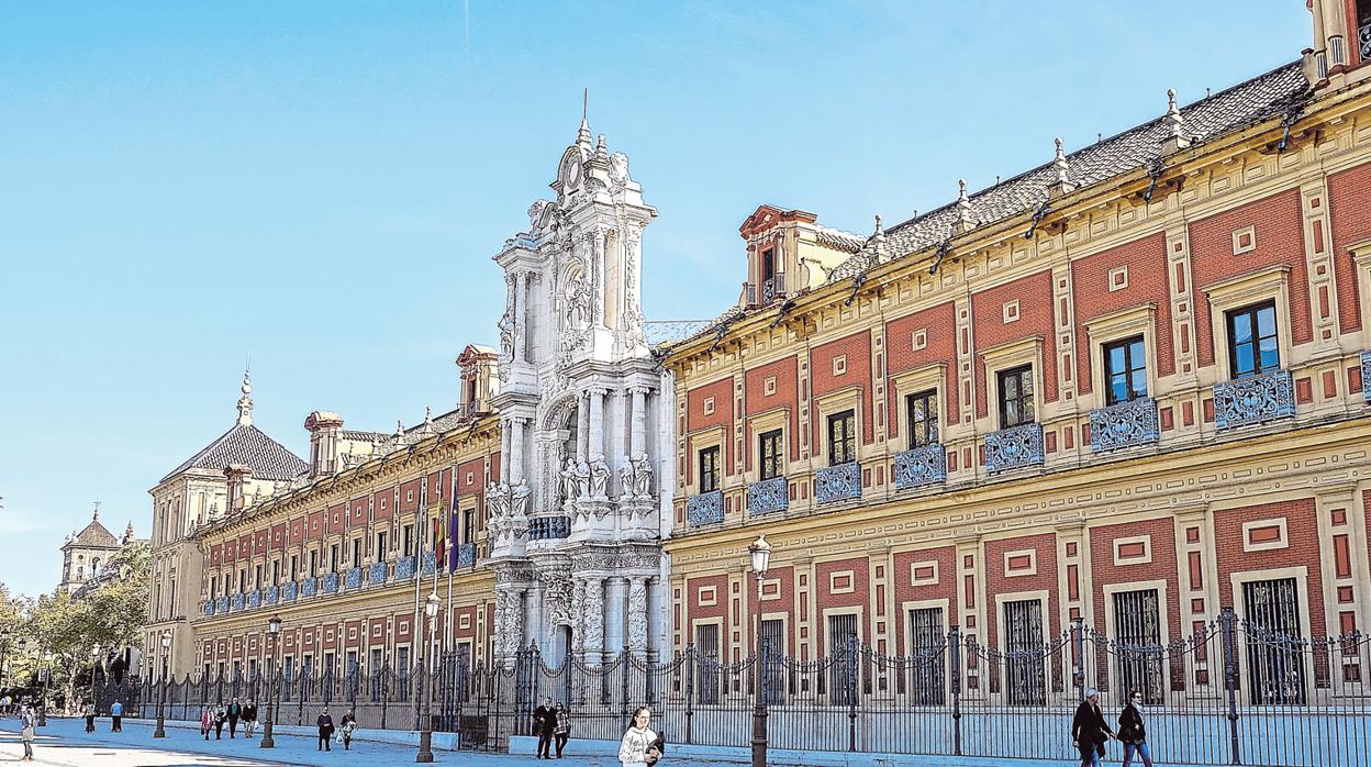El palacio de San Telmo, sede de la Presidencia de la Junta