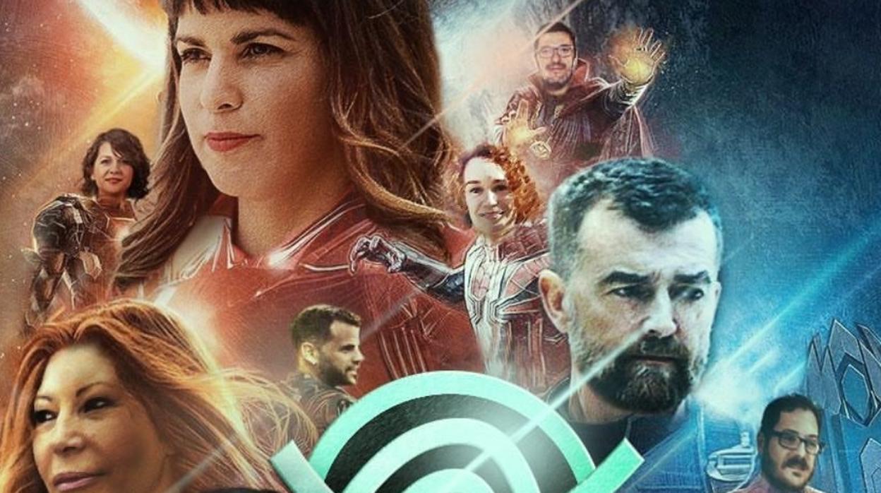 Cartel humorístico de Adelante Andalucía como el mayor «crossover» de la historia