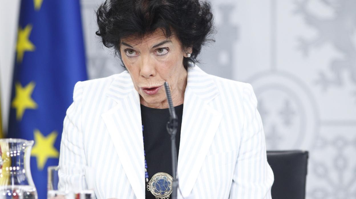 La portavoz del Gobierno de Pedro Sánchez, Isabel Celaá