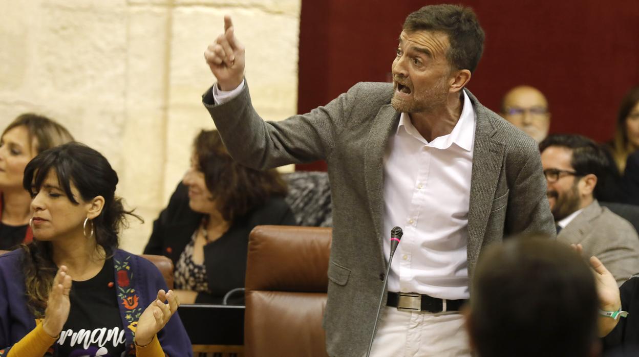 Teresa Rodríguez y Antonio Maíllo