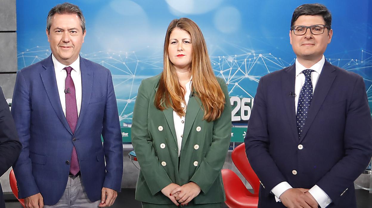 Juan Espadas, Susana Serrano y Álvaro Pimentel