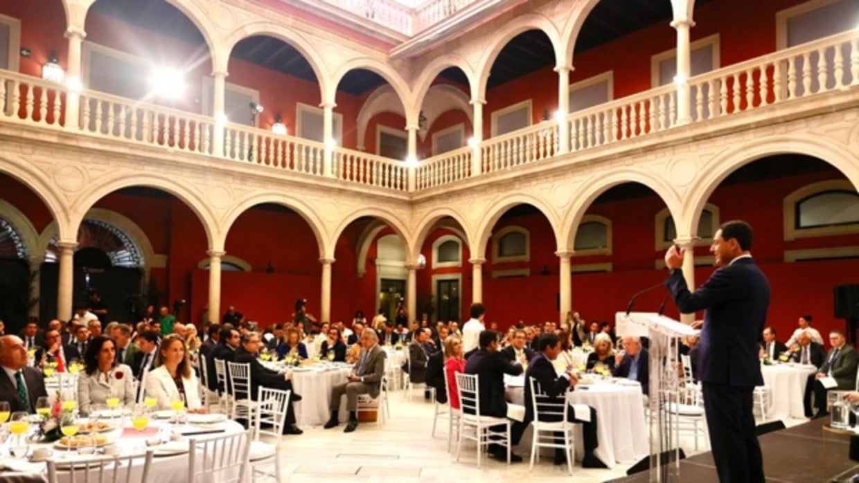 Moreno durante su intervenci-ón en el foro de Europa Press