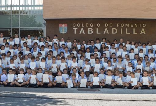 Alumnos del colegio Tabladilla