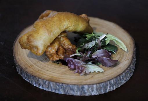 Pavías de bacalao de La Cazuela de la Espartería