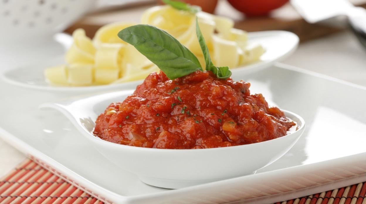 Pasta con salsa napolitana