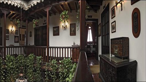 Vista cenital del patio